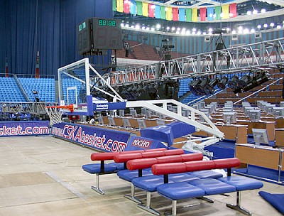 Big part of equipment moved to Olimpiyskiy from USH CSKA (photo cskabasket.com)