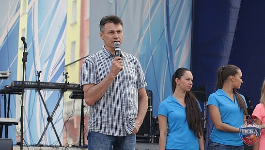 Мелешкин представил ЦСКА на празднике в Норильске