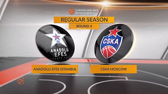 Anadolu Efes Istanbul vs CSKA Moscow. Highlights