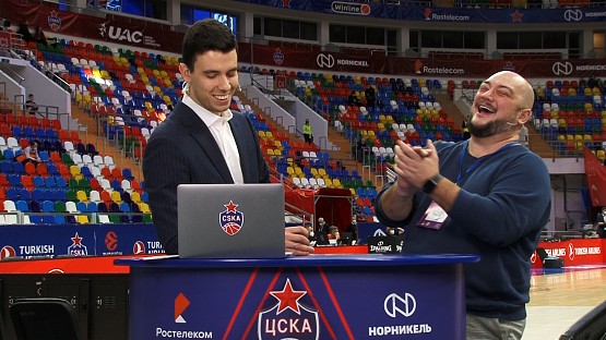 #CSKABasketShow: Роман Юнусов, Антон Юдин, Тимур Ромашко и Сергей Вострецов