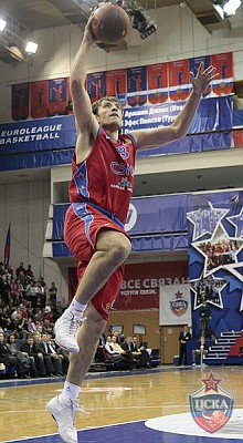 Matjaz Smodis became the game best scorer (photo T. Makeeva, cskabasket.com)