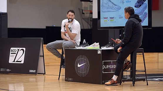 Никита Курбанов презентовал новую модель кроссовок Nike KD12 