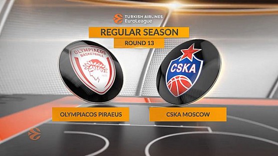 Olympiacos Piraeus vs CSKA Moscow. Highlights