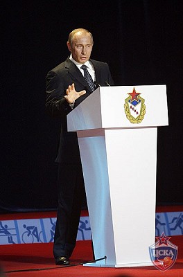 Выступление Президента России В.В. Путина (фото М. Сербин, cskabasket.com)