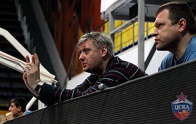 Андрей Мальцев и Валерий Сизов (фото Т. Макеева, cskabasket.com)