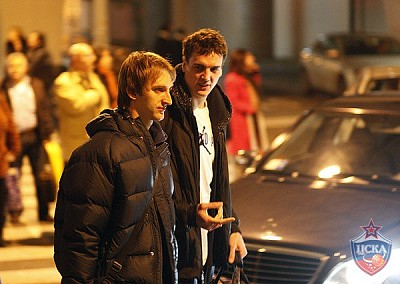 Александр Каун и Зоран Планинич (фото М. Сербин, cskabasket.com)