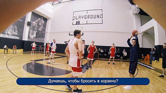 CSKA and Nike clinic for MSU Team