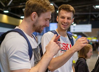 Александр Ганькевич и Самсон Руженцев (фото: М. Сербин, cskabasket.com)