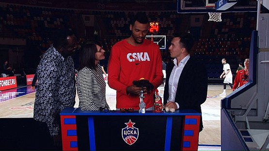 #CSKAbasketShow Backstage: семья Джоэла Боломбоя, Сергей Тараканов