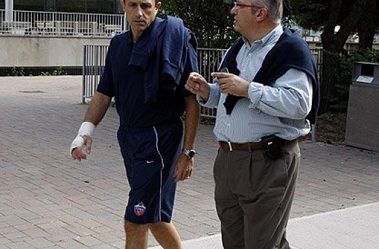 Messina held a coaching clinic in Toronto University