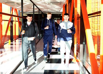 Иван Ухов, Андрей Лопатин и Александр Хоменко (фото: М. Сербин, cskabasket.com)