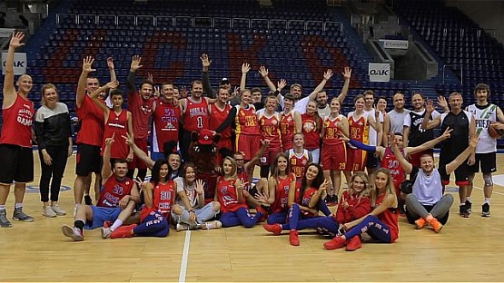 CSKA fans played basketball tournament