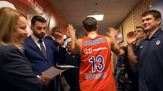 CSKA locker after win against Zalgiris