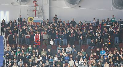Болельщики ЦСКА (фото: М. Сербин, cskabasket.com)