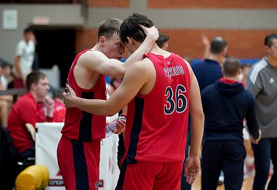 Николай Садиков и Дмитрий Радулов (фото: Т. Макеева, cskabasket.com)