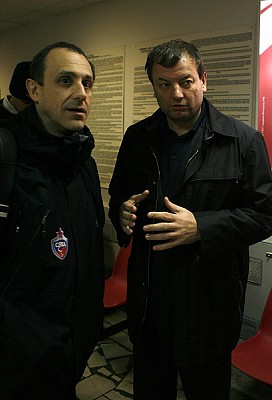 Этторе Мессина и Сергей Кущенко (фото М. Сербин)