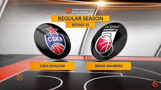 CSKA Moscow vs Brose Bamberg. Highlights