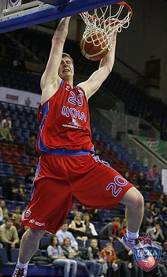 Андрей Воронцевич стал самым результативным игроком матча (фото Т. Макеева, cskabasket.com)