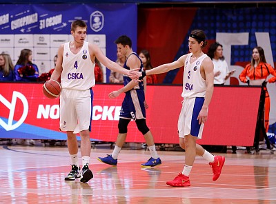 Александр Евсеев и Владимир Карпенко (фото: М. Сербин, cskabasket.com)