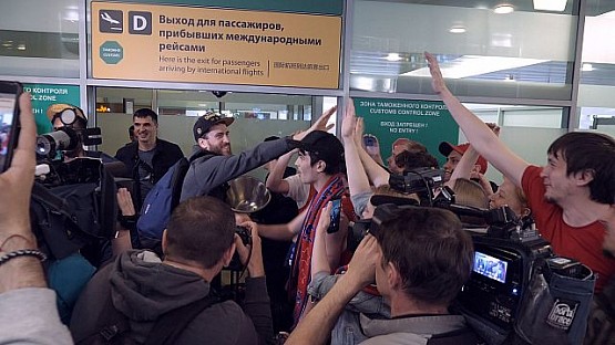 Болельщики встретили ЦСКА в аэропорту