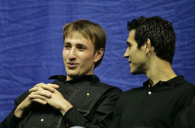 Matjaz Smodis and Nikos Zisis (photo M. Serbin)
