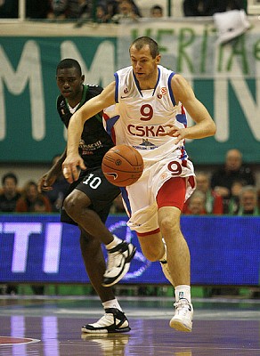 Ramunas Siskauskas became the game best scorer (photo M. Serbin, cskabasket.com)