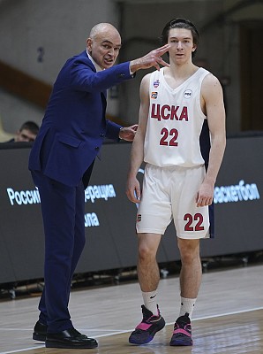 Предраг Бадняревич и Валерий Щеголихин (фото: Т. Макеева, cskabasket.com)