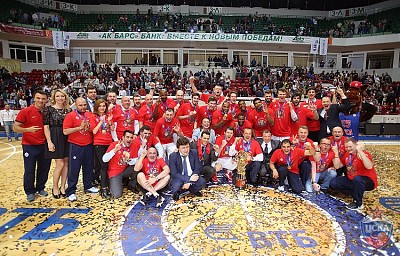 ЦСКА Чемпион! (фото: М. Сербин, cskabasket.com)