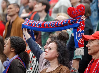 Болельщики ЦСКА (фото: М. Сербин, cskabasket.com)