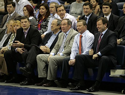 Сергей Панов, Шамиль Тарпищев, Сергей Иванов, Сергей Кущенко (фото М. Сербин)