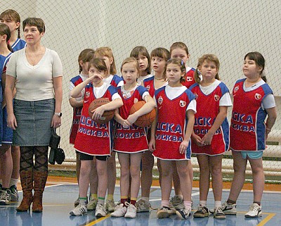 Юные баскетболистки к проведению мастер-класса готовы (фото cskabasket.com)