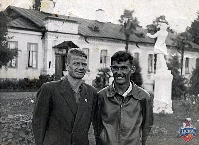 Два друга: Б. Мершин и Г. Гупалов .(фото из архива)