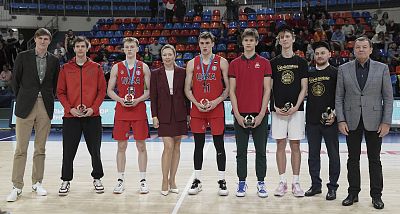 Символическая пятерка "Финала четырех"  (фото: Т. Макеева, cskabasket.com)