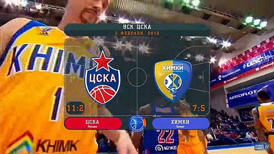 CSKA vs Khimki Highlights Feb 5, 2018