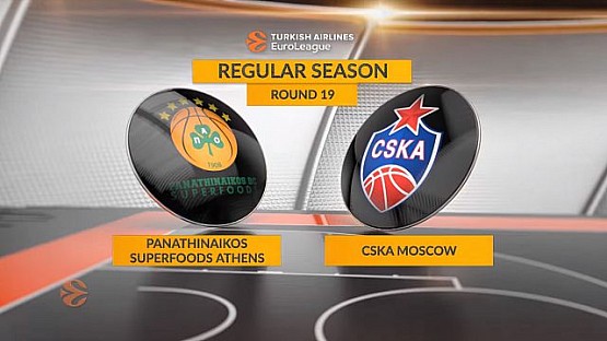 Panathinaikos Superfoods Athens vs CSKA Moscow. Highlights