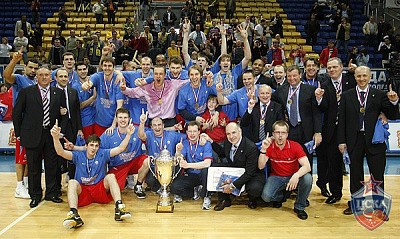 ЦСКА Чемпион! (фото М. Сербин, cskabasket.com)