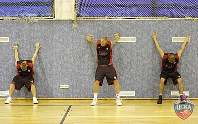 CSKA practice (photo M. Serbin, cskabasket.com)
