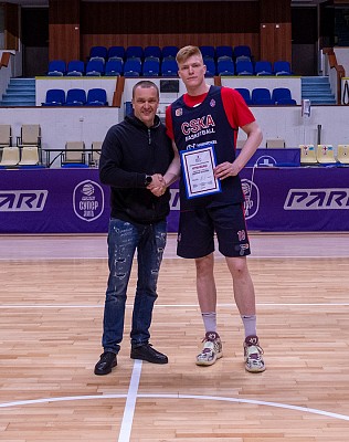 Андрей Ватутин и Дмитрий Халтурин (фото: М. Сербин, cskabasket.com)