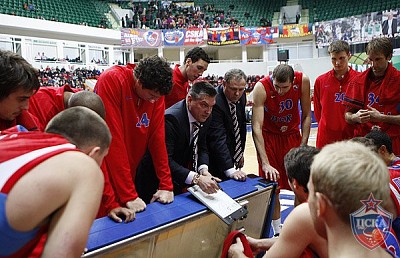 Тайм-аут ЦСКА (фото М. Сербин, cskabasket.com)