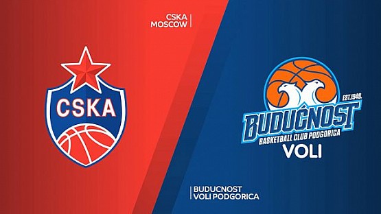 CSKA Moscow vs Buducnost VOLI Podgorica. Highlights