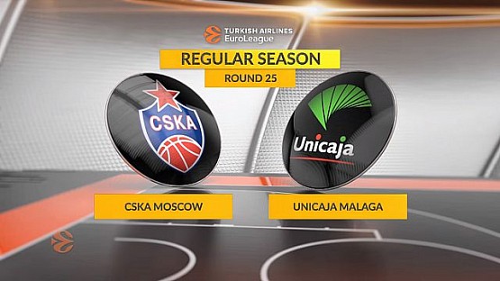 CSKA Moscow vs Unicaja Malaga. Highlights