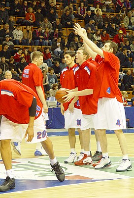 Разминка ЦСКА (фото Cskabasket.com)