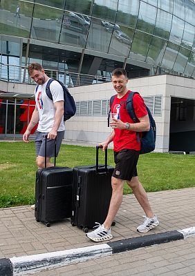 Александр Ганькевич и Алекса Аврамович (фото: М. Сербин, cskabasket.com)