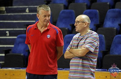 Леонид Спирин и Юрий Юрков (фото: М. Сербин, cskabasket.com)