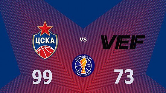 CSKA vs VEF. Highlights
