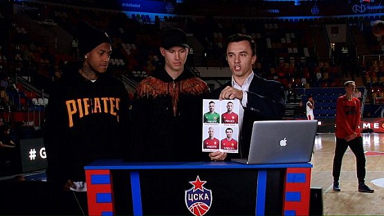 #CSKAbasketShow: футболисты ЦСКА Магнуссон и Эрнандес, Диана Арбенина и Никита Курбанов