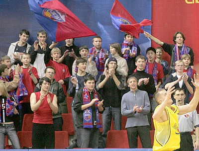 Болельщики ЦСКА (фото Т. Макеева)