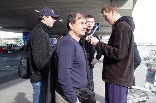 CSKA arrives in Athens