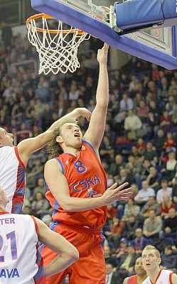 Матьяж Смодиш стал самым результативным игроком в составе ЦСКА (фото Ю. Кузьмин)