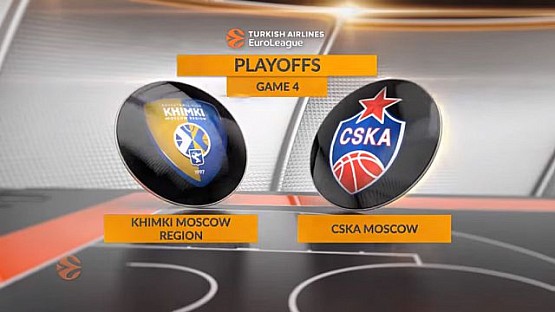 Khimki Moscow region vs. CSKA Moscow. Game #4. Highlights